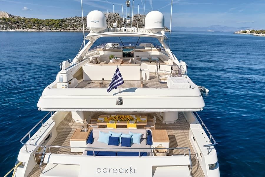 luxury yacht vacations Greece, superyacht rental Greece, Pareaki yacht