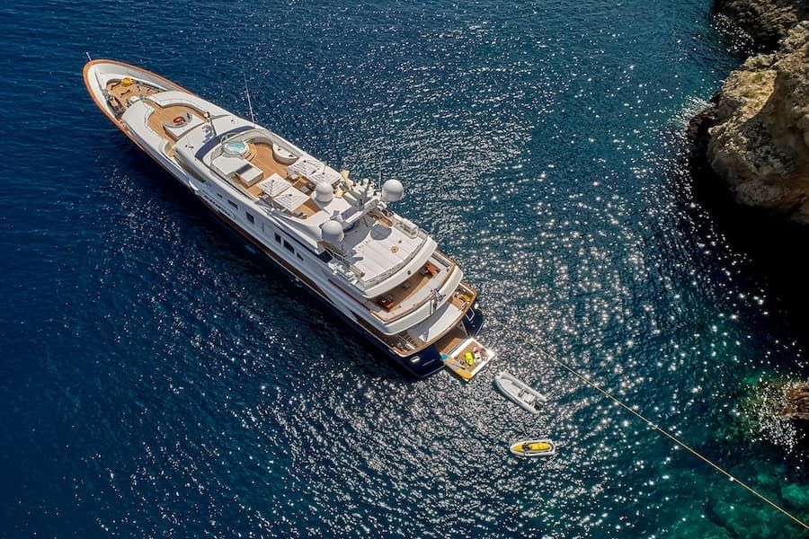 luxury yacht vacations Greece, superyacht charter Greece, Alexandra