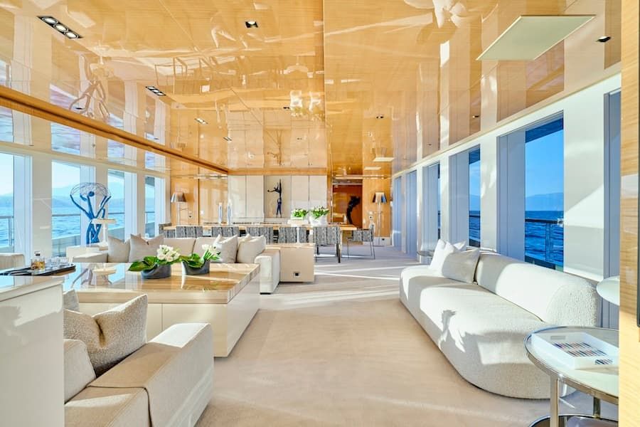 luxury yacht salon, superyacht rentals, superyacht charter Greece