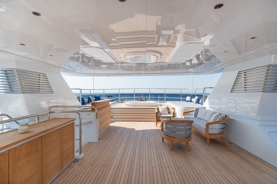 superyacht deck, Mediterranean yachts, luxury superyacht charters
