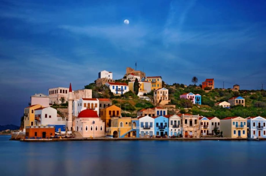 motor yacht charter Dodecanese, family yacht vacations, Kastelorizo island