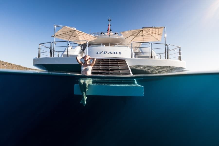 luxury lifestyle, mega yacht Opari lifestyle, finest mega yacht charter Greece