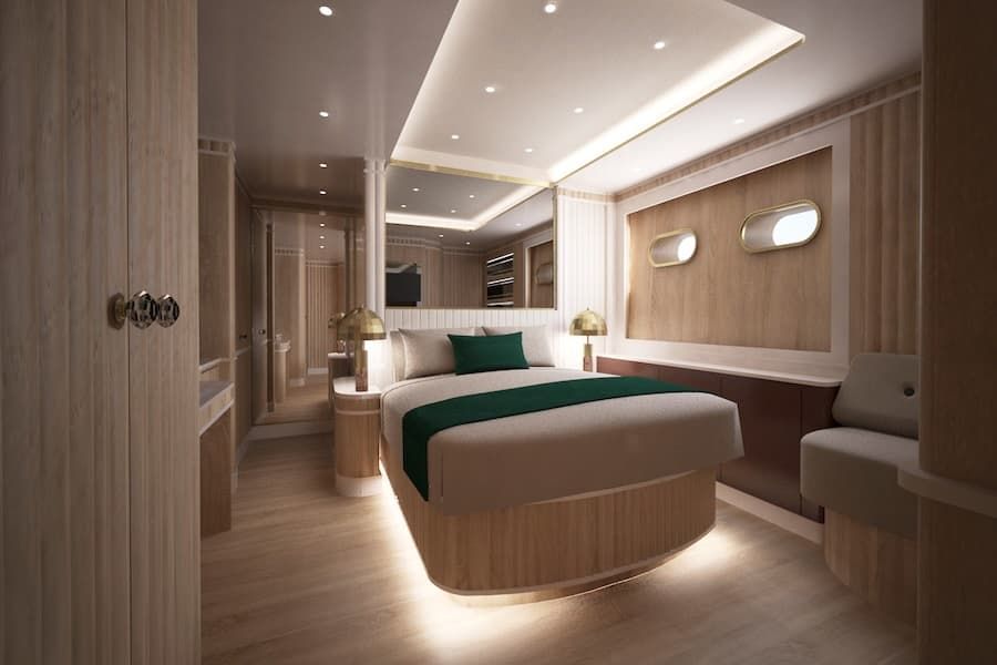 superyacht accommodation, luxury living, superyacht rental Barents