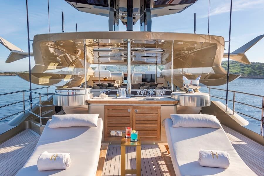 luxury deck, luxury yacht charters, superyacht charter Greece