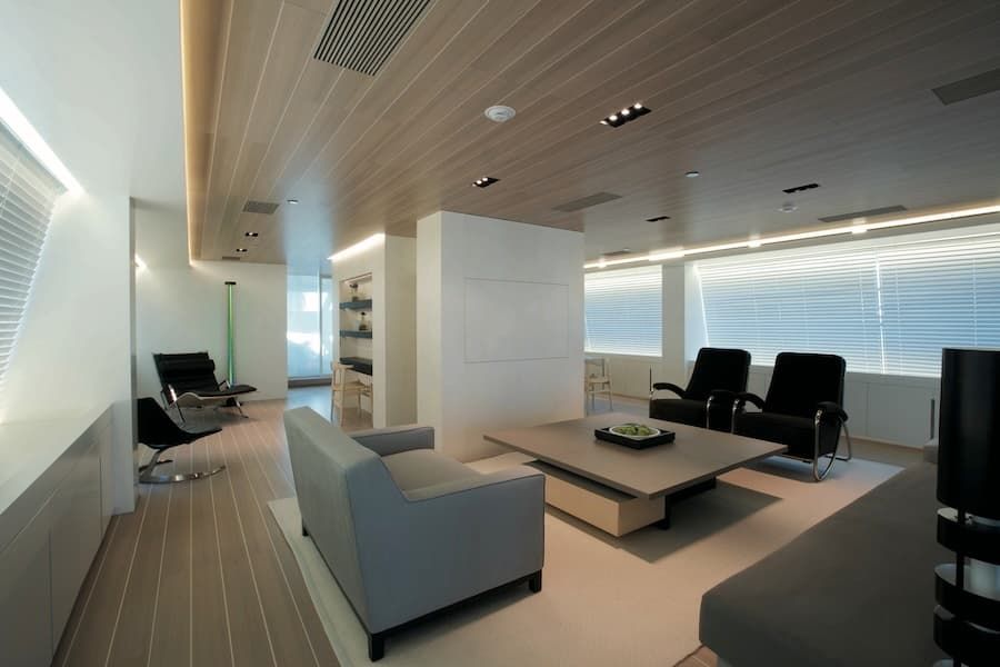 luxury inner spaces, sailing yacht Baracuda, sailing yacht charter Greece