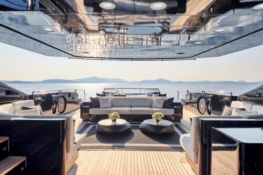 luxury sun deck, Greece superyachts, luxury yacht Ability