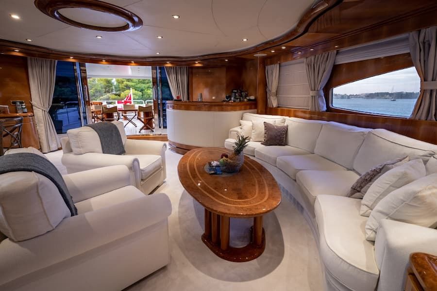 inner spaces, luxury superyachts, superyacht charter Lady G