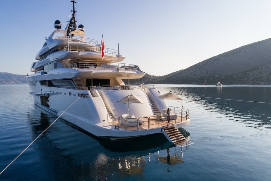 mega yacht Opari, luxury vacations Mediterranean, Opari yacht