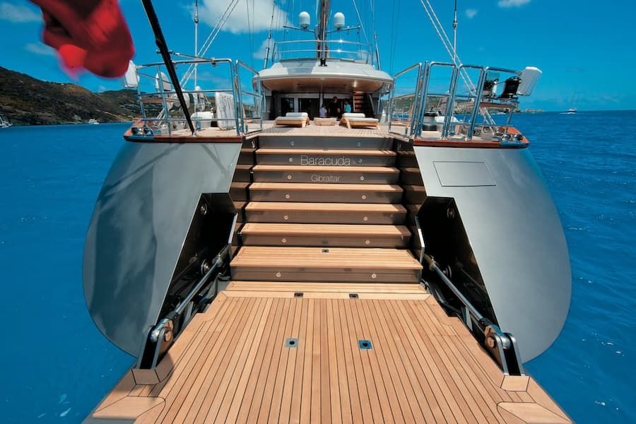 luxury sailing Greece, luxury sailing yacht charter Greece, Baracuda yacht