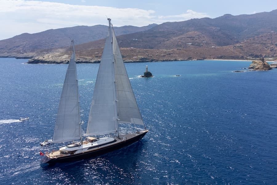 sailing yacht charter Greek Islands, sailing yacht rental Greece, luxury vacations