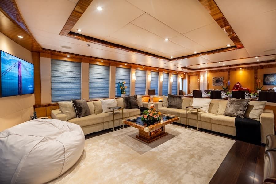 luxury yacht salon, luxury yacht vacations, superyacht charter Greece