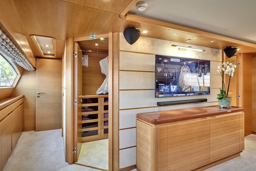 yacht inner spaces, Greece yachts, luxury yacht charter Greece