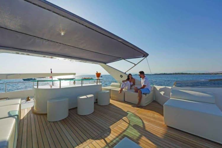 Greece motor yacht charter, Mykonos yachts,  luxury yachting Greece