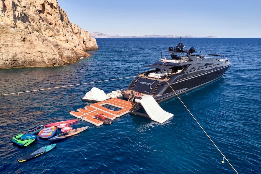 water toys, luxury yacht charter Greece, superyacht charter Mediterranean