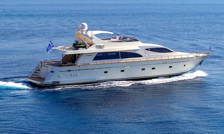 Greece motor yacht charter, Family yacht vacations Greece, Athens yachts