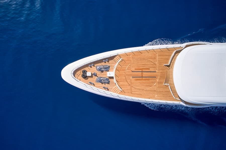 superyacht helipad, luxury yacht charter, superyacht charter Greece