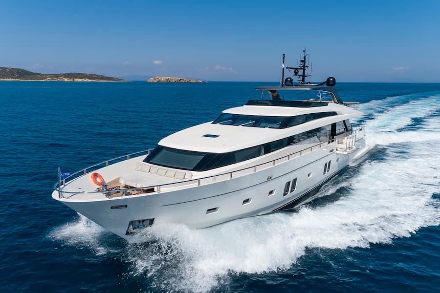 superyacht rental Greece, superyacht charter Greece, Dinaia yacht