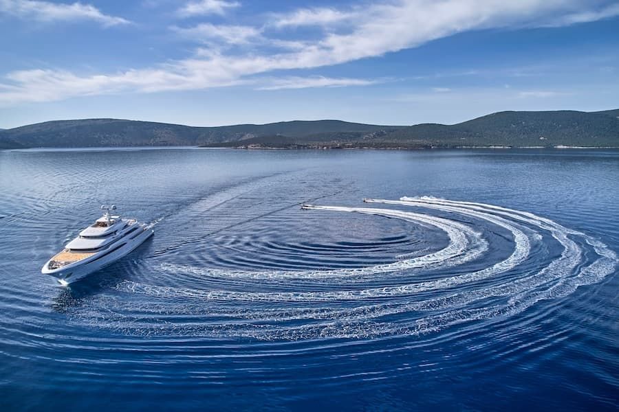 mega yacht vacations Greece, superyacht vacations Greece, Optasia yacht