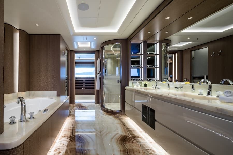 mega yacht spaces, Opari spaces, luxury mega yacht charter Greece