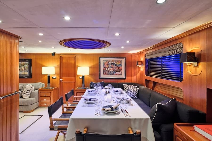 luxury dining, sailing charters, sailing yacht charter Greece