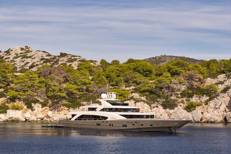 luxury yacht vacations Greece, superyacht vacations Greece, Pellegrina yacht