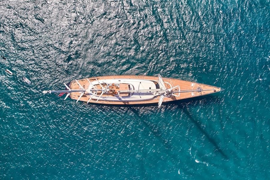 luxury sailing yacht, luxury yacht vacations Greece, sailing in Greece