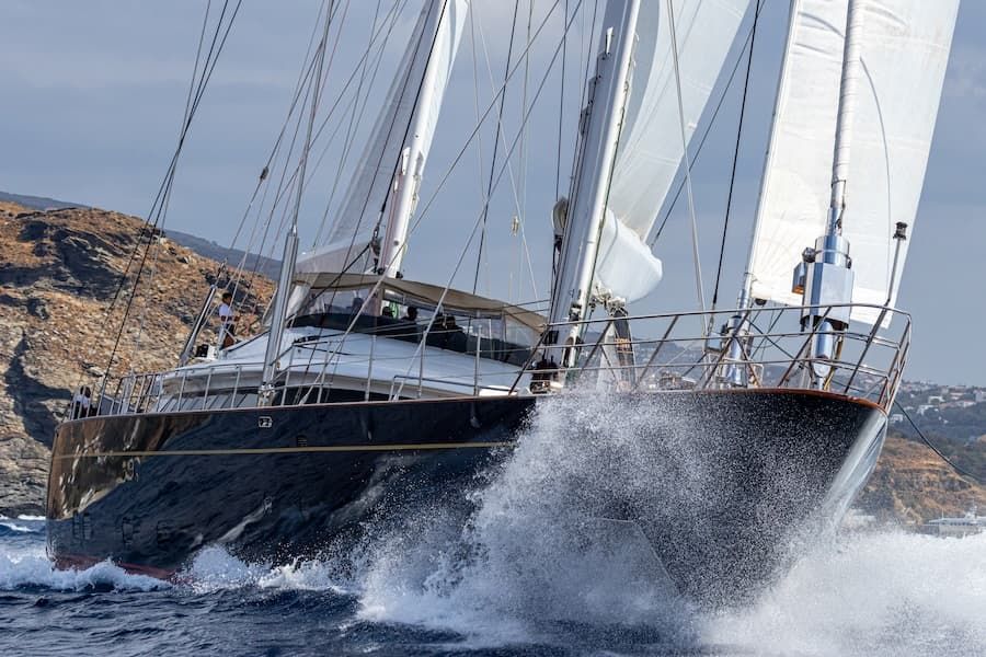 sailing yacht charter Greece, luxury yacht charter Greece, Burrasca