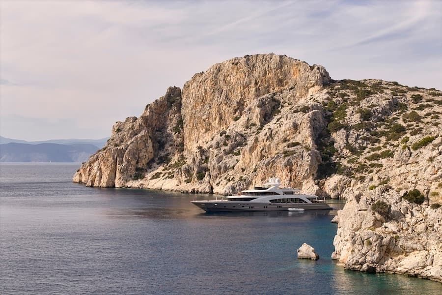 superyacht charter Greece, luxury yacht charter Greece, Pellegrina yacht