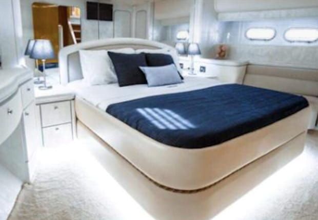 luxury bedrooms, Athens yachts, motor yacht charters