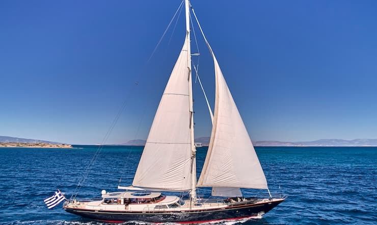 sailing superyacht charter Greece, luxury sailing vacations, Greece yachts