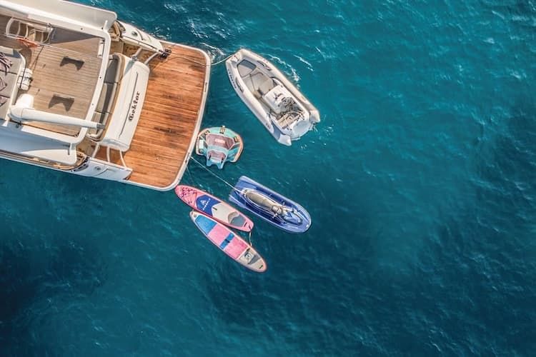 day yacht rental Athens, water toys, Athens yachts