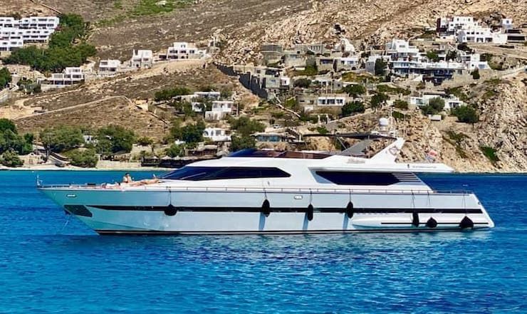 luxury yacht charter Greece, motor yacht charter Greece, luxury vacations Mykonos