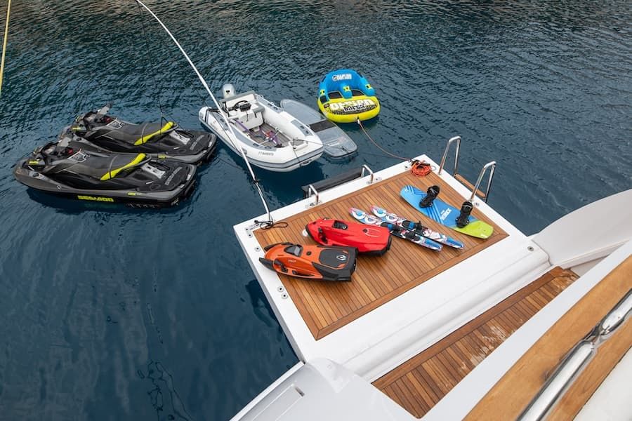 yacht toys, yacht charter Greece, superyacht charter Mediterranean
